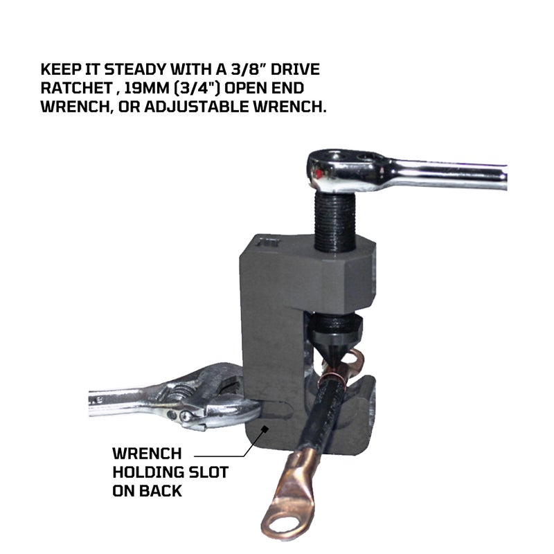 E-Z Red EZRED B7946 3-Point Mini Wire & Cable Crimper - Image 4